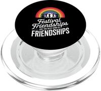 FESTIVAL FRIENDSHIPS ARE THE BEST KIND OF FRIENDSHIPS PopSockets PopGrip para MagSafe