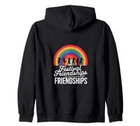 FESTIVAL FRIENDSHIPS ARE THE BEST KIND OF FRIENDSHIPS Sudadera con Capucha