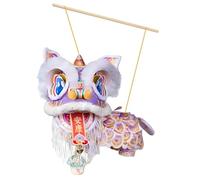 Festival Lantern Set - Handmade Lion Dance Ornament, Creative Holiday Paper Craft Project with Easy Build Structure, Interactive Cultural Art Function, Ideal for Home Rooms Restaurants Events