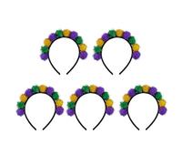 Festival Mardi Holiday Diadema para mujer con diseño multicolor cómodo de llevar para un uso prolongado