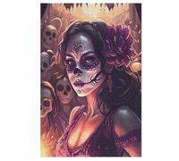 Festival of Life Rompecabezas de madera 1000 piezas para adultos, póster de rompecabezas, diseño único, juguete educador para adolescentes y niños (78 x 53 cm)