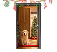 Festival Parties Banner Backdrop, Washable Lightweight Foldable Christmas Background 78.74x35.43x0.2 inches, Party Decoration for Family and Friends Celebrations