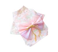 Festival Pet Kimono de 2 piernas para perros pequeños y grandes con diseño de lazo fino y grande para ocasiones especiales