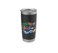 Festival Songkran Vaso térmico de acero inoxidable de doble pared