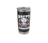 Festival Songkran Vaso térmico de acero inoxidable de doble pared