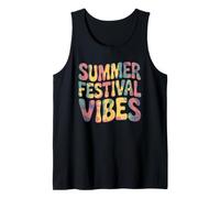 Festivales Verano Música Comedia Literario Vintage Vibes Camiseta sin Mangas