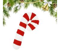 Festive Accent Bolster - Cane Shaped Fabric Item, Padded Ornamentation for Seating Relaxation, Support for Living Room, Apartment, Couch and Lounge Area Furnishing and Indoor Recreational Areas