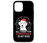 Festive All I Want is My Dog Canine Lover Christmas Carcasa para iPhone 12/12 Pro