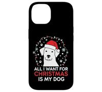 Festive All I Want is My Dog Canine Lover Christmas Carcasa para iPhone 14