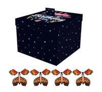 Festive Butterfly Box, Realistic Decorative Toy, Flying Butterfly Small Gift Size, Party Celebration Graduation Wedding Valentine New Year Holiday Home Use, Fun Surprise Effect, Easy Party Entertai