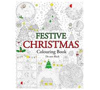 Festive Christmas: Colouring Book