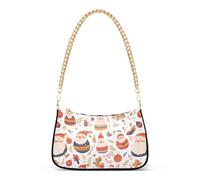 Festive Christmas in Cartoon Style Fashion Chain Mens Cross Body Bag Bolso de mano para mujeres para el Día de la Madre