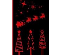 Festive Dark Night: Christmas Notebook For Chidren, Adults, Teens. Blank Journal For Draw And Write.