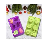 Festive Delights Silicone Molds, Diverse Shapes, Non-Stick, Food Grade Silicone, Easy Clean, Safe To Use, Heat Resistance, Utility, Multi-function