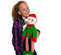 Festive Friends Gran Felpa de Navidad de selección Santa Elf Jengibre Rudolph Reno Suave 80 cm (Elf)