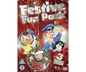 Festive Fun Pack - Postman Pat Magic Christmas / Noddy Jingle Bells / Curious George A Very Monkey C [Edizione: Regno Unito] [Reino Unido] [DVD]