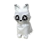 Festive Halloween Cat Plush - Horrible Cuddly Display Scene Prop