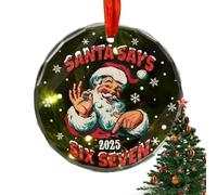 Festive Memory Ornaments - Santa Figurine Decor for Cozy Holiday Scenes | Classic Christmas Accent Pieces with Charming Tabletop Presence & Hanging Detail Variety for Indoor Bedrooms, Entry Displays