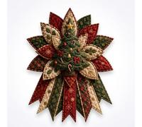 Festive Quilted Christmas Door Hanging DIY Sewing Kit，Christmas tree