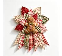 Festive Quilted Christmas Door Hanging DIY Sewing Kit，Gingerbread man