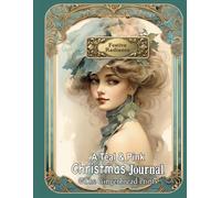Festive Radiance - A Teal and Pink Christmas Journal for junk journal, paper craft, scrapbooking, card making projects.