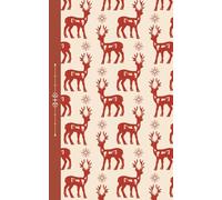 Festive Reindeer Journal - Cozy Holiday Writing Book | for Writers, Teens and Adults: 120 Lined pages, 5 x 8 inches, Holiday-theme endpapers, self-care diary, gift idea