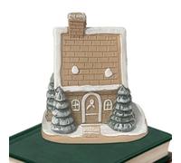 Festive Resin Incense Holder, Snow House Incense Burner, Christmas House Incense Holder, Resin Holiday Incense Burner, Cabin Camp Incense Holder for Living Room 9,5 x 7 x 10,5 cm/3,74 x 2,76 x 4,13