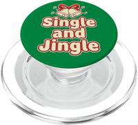Festive Single y Jingle Funny Christmas Season Juego de Palabras Retro PopSockets PopGrip para MagSafe