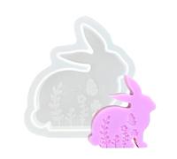 Festive Spring Mold - Bunny Candle for Easy Craft | Silicone Build with Artistic Shape, Multi-Purpose Casting Aid, Soap Plaster Chocolate Jelly Ornament