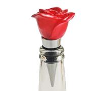 Festive Wine Stoppers, Valentine's Day Decorative Bottle Stopper, Made of Resin, Rubber, and Zinc Alloy, Creative Red Lips Design for Couples' Parties and Weddings, 4.5x9.5cm, 4.2x9.5cm.
