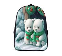 festividades navideñas mochilas impresos gran capacidad niños osos polares mochila impermeable 2 compartimento mochilas escolares de impresos en 3d-16,para hombre/mujer al aire libre a pie
