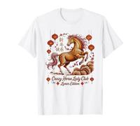 Festivo 2026 Crazy Horse Lady Club Fortune Power Lunar Art Camiseta