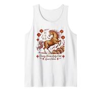 Festivo 2026 Crazy Horse Lady Club Fortune Power Lunar Art Camiseta sin Mangas