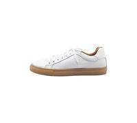Festland Leder Sneakers, Zapatillas de Cuero Hombre, Blanco, 41 EU