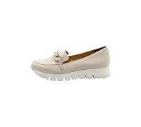 Festland, Zapatillas de Cuero Noble Mujer, Beige, 40 EU