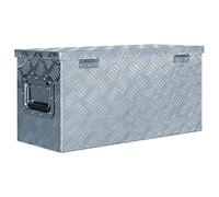 Festnight Caja de Aluminio Multiusos con Sistema de Cierre (61,5x26,5x30 cm)