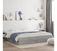 Festnight Cama con 6 Cajones Madera 180 x 200 cm, Base De Cama, Estructura Cama, Marco De Cama, Bed Frame, Cama Juvenil, Cama Dormitorio con Soporte de Listones de Madera, Gris Sonoma