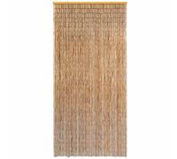 Festnight Cortina de Puerta,Bambú,contra Insectos,Marrón (100x220 cm)