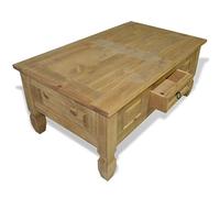 Festnight Mesa de Centro Corona 100x60x45 cm