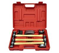 Festnight Panel Estuche Kit Martillos y Tases para Reparación de Abolladuras Coche 7 Piezas