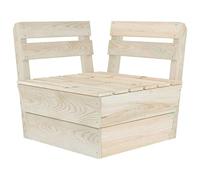 Festnight Sofa Madera para Jardin sin Barniz, Sillón Palet sin Cojines. Sofás para Patio, Palet Chill out