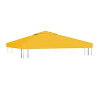 Festnight Toldo de Cenador | Techo de Reemplazo 3X3 Metros para Carpa Pabellon Toldo Eventos y Bodas Amarillo