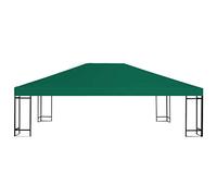 Festnight- Toldo de Cenador Toldos para Jardin Verde 4 x 3 m con Revestimiento de PVC (Impermeable)