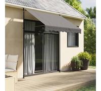 Festnight Toldo Manual Retráctil 200x150 cm Toldo para Balcón Toldo articulado con armazón para Jardín Balcones, Regulable en Altura Protección Solar para Terraza Jardín Gris Antracita