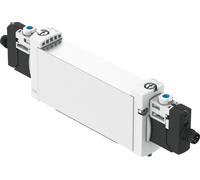 Festo 2x3/2 NO/NC Monostable Válvula Solenoide De Aire Brida 770l/min - 8031542