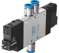 Festo 5/2 Bistable Válvula Solenoide De Aire QS-10 1000l/min - 163159