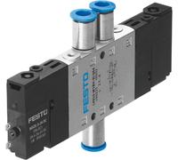 Festo 5/2 Bistable Válvula Solenoide De Aire QS-4 180L/Min - 196876