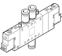 Festo 5/3 Válvula Solenoide De Aire A Presión QS-10 1000L/Min - 170336
