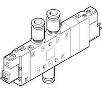 Festo 5/3 Válvula Solenoide De Aire A Presión QS-10 1250l/min - 170347