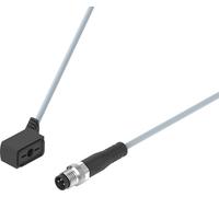 Festo Cable De Conexión Diagrama De Conexión ZC M8x1 A-codificado EN 61076-2-104 0.5m - 8047673